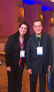 Dr. Nejib Chechia (Presidente ATOC) & Dra. Shirin Djavanmardi - IO·ICO Barcelona