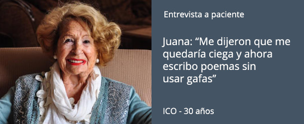 Juana de las Muelas - Tratamiento Glaucoma - IO·ICO Barcelona